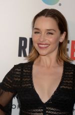 EMILIA CLARKE at Annenberg Space for Photography Presents Refugee in Century City 04/21/2016