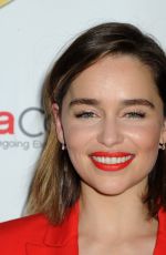 EMILIA CLARKE at Warner Bros. Presentation at Cinemacon 2016 in Las Vegas 04/12/2016
