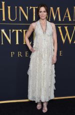 EMILY BLUNT at ‘The Huntsman: Winter’s War’ Premiere in Westwood 04/11/2016
