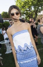 EMILY RATAJKOWSKI Hosts Sunset Kickoff at Popsugar Cabana Club in Palm Springs 04/15/2016