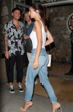 EMILY RATAJKOWSKI Leaves King;s Highway Restaurant in Palm Smrings 04/14/2016
