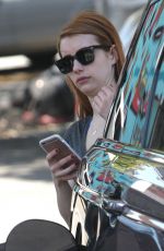 EMMA ROBERTS at a Gas Station in Los Angeles 04/01/2016