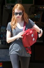 EMMA ROBERTS at a Gas Station in Los Angeles 04/01/2016