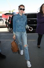EMMA ROBERTS at Los Angeles International Airport 04/28/2016