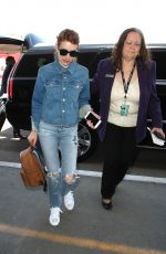 EMMA ROBERTS at Los Angeles International Airport 04/28/2016