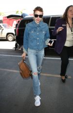 EMMA ROBERTS at Los Angeles International Airport 04/28/2016