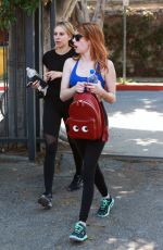 EMMA ROBERTS Heading to a Gym in West Hollywood 04/01/2016