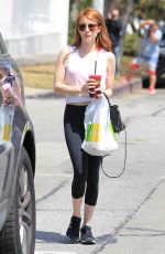 EMMA ROBERTS Leaves a Gym in West Hollywood 04/27/2016