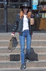 EMMA ROBERTS Leaves Coffee Bean and Tea Leaf in Los Angeles 04/23/2016