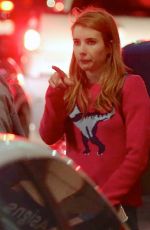 EMMA ROBERTS Night Out in West Hollywood 04/11/2016