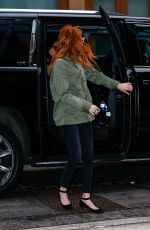 EMMA ROBERTS Out and About in New York 04/29/2016