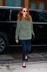 EMMA ROBERTS Out and About in New York 04/29/2016