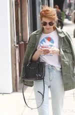 EMMA ROBERTS Out and About in West Hollywood 04/26/2016