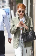 EMMA ROBERTS Out and About in West Hollywood 04/26/2016