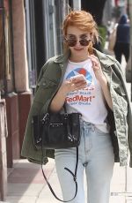 EMMA ROBERTS Out and About in West Hollywood 04/26/2016