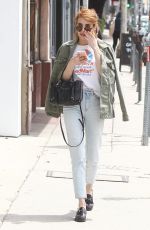 EMMA ROBERTS Out and About in West Hollywood 04/26/2016