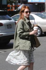 EMMA ROBERTS Out and About in West Hollywood 04/28/2016