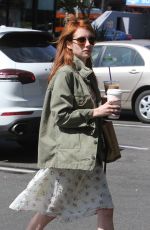 EMMA ROBERTS Out and About in West Hollywood 04/28/2016