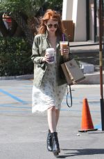 EMMA ROBERTS Out and About in West Hollywood 04/28/2016