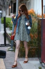 EMMA ROBERTS Out in West Hollywood 03/30/2016