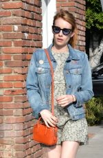 EMMA ROBERTS Out in West Hollywood 03/30/2016