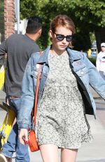 EMMA ROBERTS Out in West Hollywood 03/30/2016