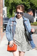 EMMA ROBERTS Out in West Hollywood 03/30/2016