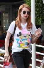EMMA ROBERTS Out Shopping in Los Angeles 04/06/2016