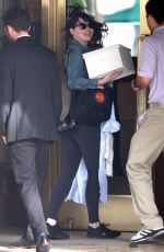 EMMA STONE Arrives at Her Hotel in West Hollywood 04/27/2016