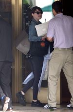 EMMA STONE Arrives at Her Hotel in West Hollywood 04/27/2016