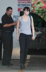 EMMA STONE in Tights Out in Beverly Hills 04/06/2016