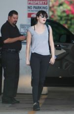 EMMA STONE in Tights Out in Beverly Hills 04/06/2016