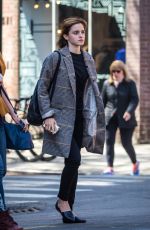 EMMA WATSON Leaves a Restaurant in New York 04/27/2016