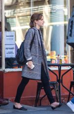 EMMA WATSON Leaves a Restaurant in New York 04/27/2016