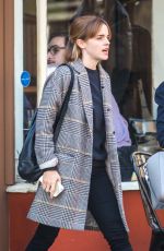EMMA WATSON Leaves a Restaurant in New York 04/27/2016