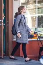 EMMA WATSON Leaves a Restaurant in New York 04/27/2016