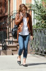 EMMA WATSON Out and About in West Village 04/25/2016