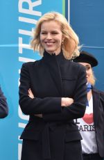 EVA HERZIGOVA at Podium Ceremony of FIA Formula E Paris ePrix 04/23/2016