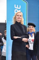 EVA HERZIGOVA at Podium Ceremony of FIA Formula E Paris ePrix 04/23/2016