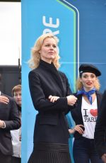 EVA HERZIGOVA at Podium Ceremony of FIA Formula E Paris ePrix 04/23/2016