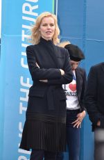 EVA HERZIGOVA at Podium Ceremony of FIA Formula E Paris ePrix 04/23/2016