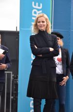 EVA HERZIGOVA at Podium Ceremony of FIA Formula E Paris ePrix 04/23/2016