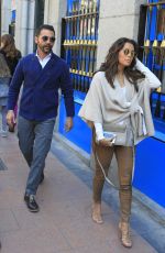EVA LONGORIA Out Shopping in Madrid 04/02/2016