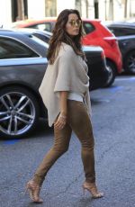 EVA LONGORIA Out Shopping in Madrid 04/02/2016