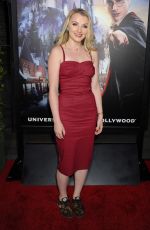 EVANNA LYNCH at ‘Wizarding World of Harry Potter’ Opening in Hollywood 04/05/2016