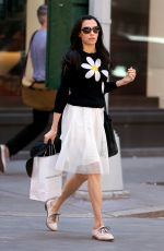 FAMKE JANSSEN Out Shopping in New York 04/24/2016