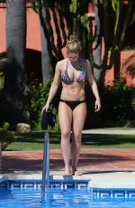 GEMMA ATKINSON in Bikini at a Pool in Puerto Banus 03/31/2016