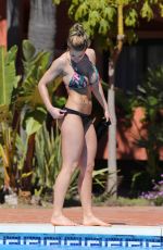 GEMMA ATKINSON in Bikini at a Pool in Puerto Banus 03/31/2016