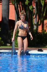 GEMMA ATKINSON in Bikini at a Pool in Puerto Banus 03/31/2016