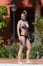 GEMMA ATKINSON in Bikini at a Pool in Puerto Banus 03/31/2016